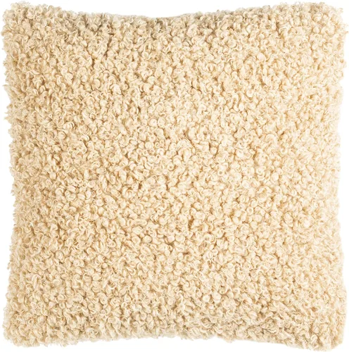 SAFAVIEH Home Kalista - Almohada decorativa de 20 pulgadas (20.0 in), color beige