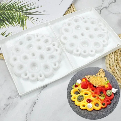 Miniatura 9 de Moldes de silicona circulares de burbuja para chocolate de mostsom, moldes para hornear de grado alimenticio y antiadherentes para hacer chocolate