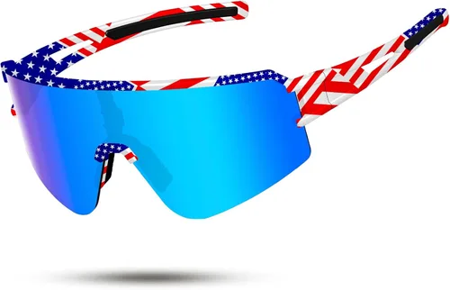 Miniatura 7 de SPOSUNE Gafas de ciclismo polarizadas para hombres y mujeres, protección UV400, gafas de sol deportivas para béisbol, correr, pesca, equitación