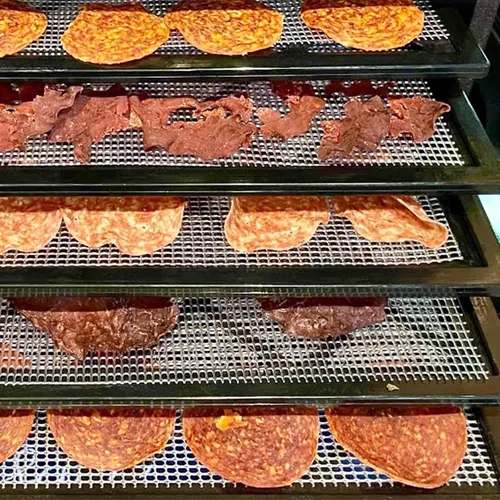 Miniatura 7 de Paquete de 20 hojas cuadradas de deshidratador de silicona (13.8 x 13.8 pulgadas), forros antiadherentes y alfombrillas deshidratadoras
