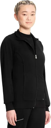 Miniatura 71 de Infinity by Cherokee 2391A - Chaquetas médicas con cremallera frontal para mujer, tela elástica en 4 direcciones