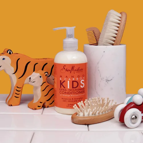 Miniatura 7 de SheaMoisture - Acondicionador infantil sin sulfato de mango y zanahoria, 7.7 onzas