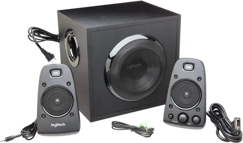 Miniatura 5 de Sistema de altavoces para el hogar Logitech Z623 de 400 vatios, sistema de altavoces 2.1 - Negro