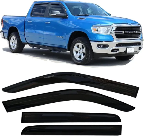 Miniatura 37 de Viseras laterales adhesivas para ventana de lluvia, deflectores de ventilación para Toyota RAV4 2019 2020 2021 2022, 4 piezas teñidas de humo