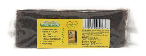 Miniatura 6 de Mestemacher Paquete variado de pan natural con alto contenido de fibra – Fitness, centeno y semillas de girasol – Grano entero, vegano, sin OMG