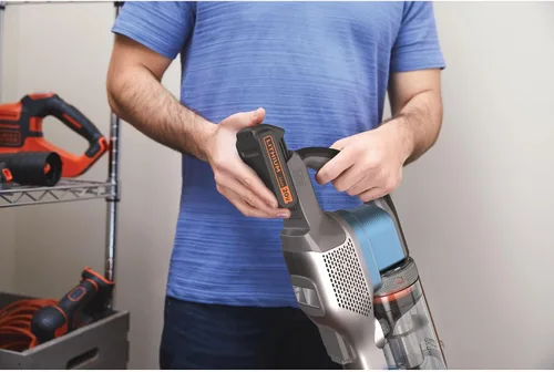 Miniatura 12 de Black+Decker Aspiradora inalámbrica, Powerseries Extreme, Aspiradora de palo recargable, cabezal intercambiable con accesorio para hendiduras