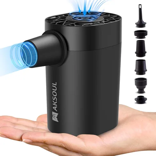 Miniatura 7 de AKSOUL Portable Air Pump for Inflatables: Electric Pumps for Air Mattress Air Bed Pool Floats Raft (Basic & Tiny & Upgraded)