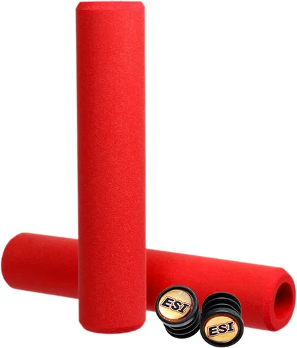 Miniatura 7 de ESI Grips Racer's Edge - Puños de silicona para MTB - Puños finos y ligeros para manillar - Empuñaduras extra ligeras para bicicleta