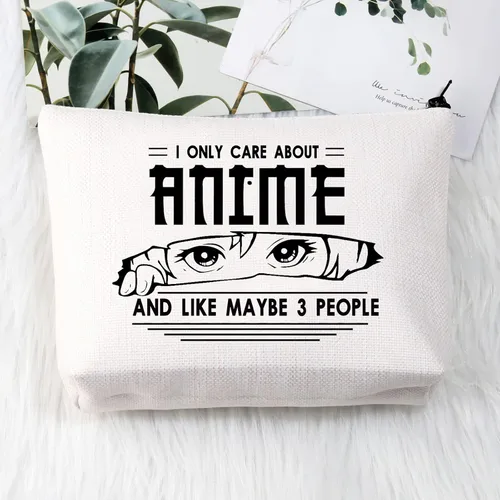 Miniatura 3 de BDPWSS Regalos para amantes del anime para niñas, bolsa de maquillaje de anime, regalo para amantes del anime, regalo para fanáticos del anime