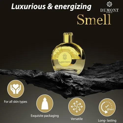 Miniatura 3 de Dumont Per'King Tribute - 3.4 oz - Eau De Parfum 3.4 - Perfume unisex para hombres y mujeres - Notas cítricas, picantes y amaderadas - Bruma