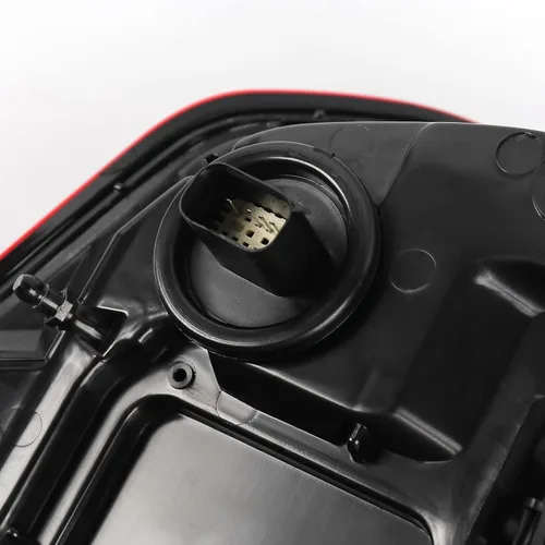 Miniatura 4 de FIONE: Para Dodge Ram 1500 Ensamble de Luz Trasera Sin Zona Ciega 2019-2022 Tipo LED y Lente Roja Cromada Interior Lado Derecho del Pasajero Luz