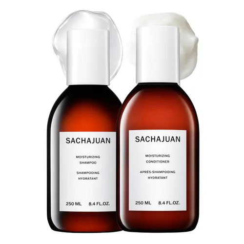 SACHAJUAN Juego de champú y acondicionador hidratante | Tecnología Ocean Silk y aceite de argán para hidratación profunda | Repara el cabello seco