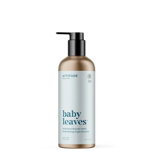 Miniatura 7 de ATTITUDE Baby - Champú y gel de baño 2 en 1, verificado por EWG, dermatológicamente probado, vegano, aroma Goodnight, 8 onzas líquidas