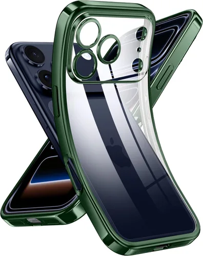 Miniatura 18 de Supdeal Funda transparente para iPhone 13 Pro, no amarillea, protección de cámara, probada en caídas de grado militar, transparente, a prueba