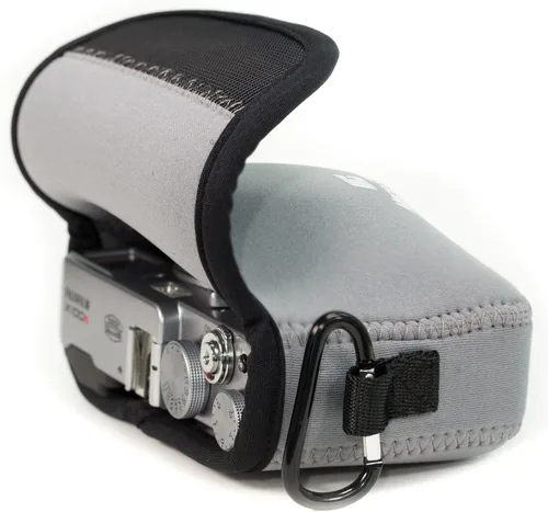 Miniatura 3 de MegaGear Fujifilm X100F, X100T, X100S - Funda de neopreno ultraligera para cámara, con mosquetón, color gris, MG1095