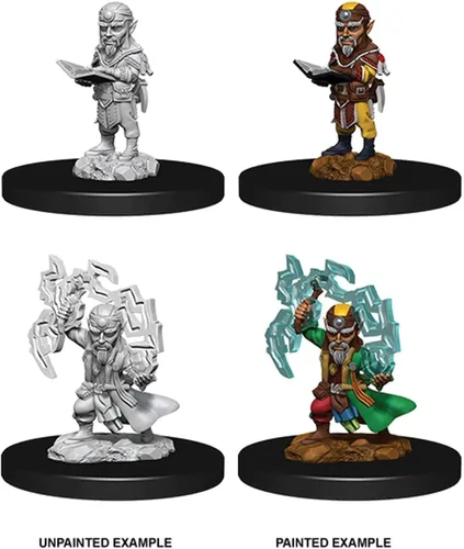 Miniatura 4 de WizKids Pathfinder Deep Cuts Unpainted Minis: W9 Male Gnome Sorcerer