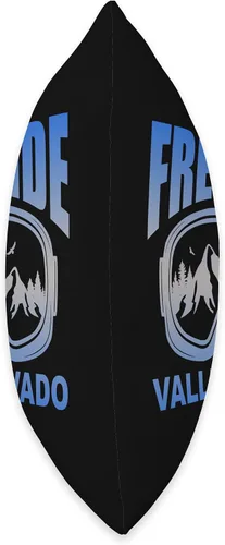 Miniatura 2 de Freeride Valle Nevado by Vertical Blue Designs Freeride Valle Nevado Chile - Almohada (16 x 16 pulgadas), multicolor