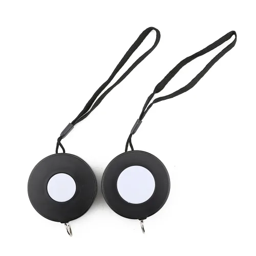 Miniatura 9 de WIN TAPE Cinta métrica retráctil negra de 80 pulgadas con cuerda negra Negro