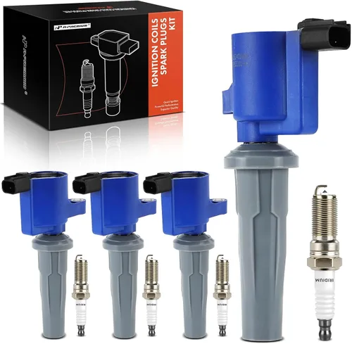 Miniatura 11 de A-Premium Juego de 4 bobinas de encendido y bujías de iridio compatibles con Ford Escape, Fusion, C-Max, Transit Connect, SSV Plug-In Hybrid, Police
