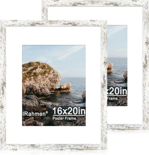Miniatura 47 de iRahmen - Juego de 2 marcos de fotos de 4 x 6, marco de madera negro con cristal de alta definición, para mostrar fotografías de 3.5 x 5