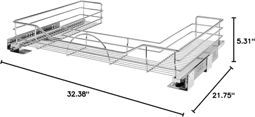 Miniatura 9 de REV-A-SHELF CESTA DE ALAMBRE PED U-SHA S/C 36