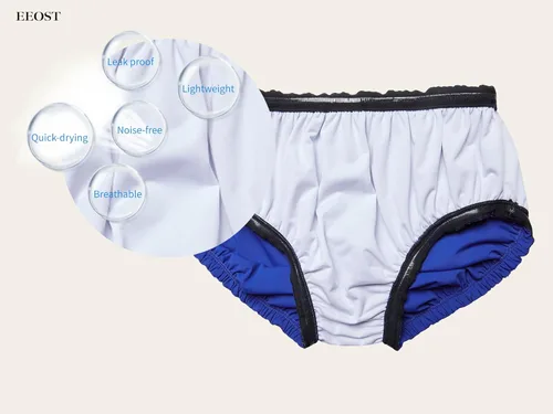 Miniatura 4 de Pañales de natación reutilizables para jóvenes, para incontinencia, impermeables, a prueba de fugas, unisex (5-8T, azul)
