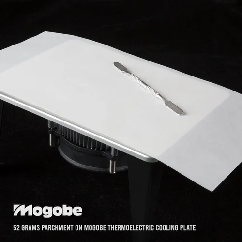 Miniatura 2 de Papel de pergamino de 6 x 12 pulgadas, revestimiento de 2 caras, apto para prensa de calor y raspadores, 100 hojas, de Mogobe
