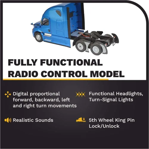 Miniatura 6 de 1:16 Freightliner Cascadia Full Funcionamiento 1:16 Escala RC Camión - 27006 - Diecast Masters