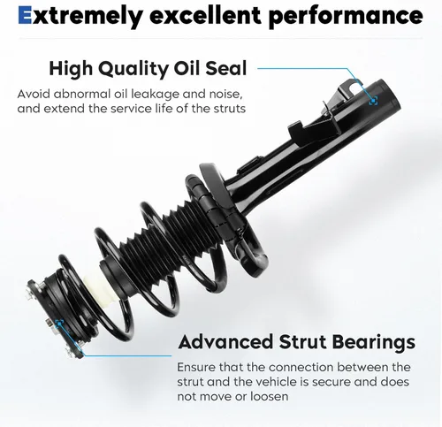 Miniatura 3 de Conjunto de puntales delanteros amortiguadores y enlaces de barras estabilizadoras compatibles con Mazda 3 2004-2009 (excluye MazdaSpeed), reemplaza