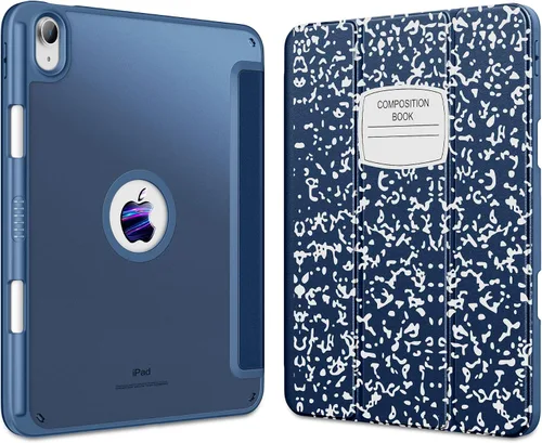 Miniatura 9 de DTTOCASE - Funda para iPad de 10.ª generación de 2022, 10.9”, reverso transparente y marco de poliuretano termoplástico antigolpes