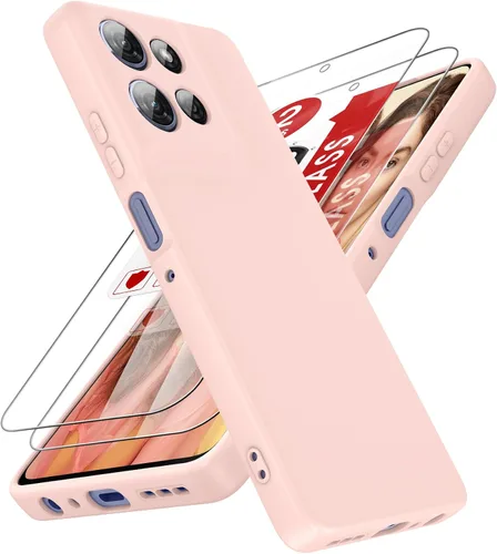 Miniatura 92 de LeYi Funda para Motorola Moto G Play 4G 2024: Funda para Moto G Play 4G 2024 con funda delgada y antiarañazos, silicona líquida a prueba de golpes