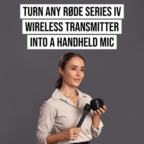 Miniatura 4 de RØDE Interview GO Adaptador de mano para micrófonos inalámbricos RØDE (negro)