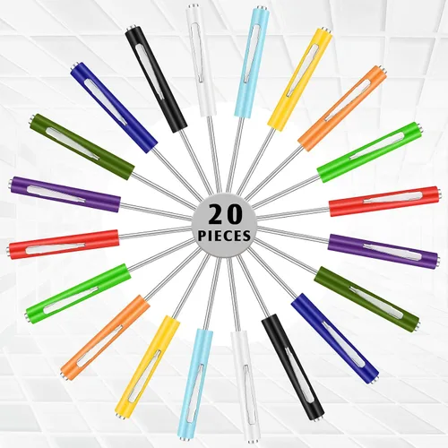 Miniatura 2 de Shimeyao Juego de 20 destornilladores de cabeza plana de bolsillo, pequeños destornilladores magnéticos de bolsillo, mini clips a granel, Multi