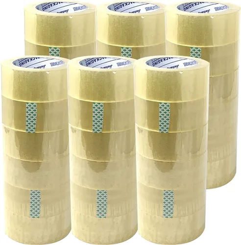 Miniatura 6 de Allgala Paquete de valor de cinta de embalaje de sellado de cartón resistente, transparente (4 rollos) 3 "x110-TP10003