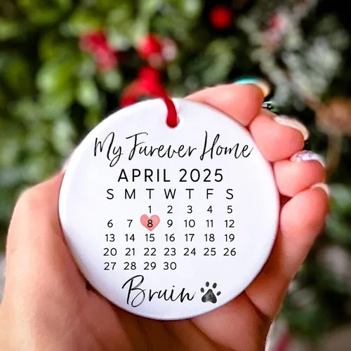 Miniatura 2 de Puppys - Adorno de la primera Navidad 2025 – Adorno de primera Navidad para perro 2025 – Regalos para mamá de perro – Regalos para papá – Perro