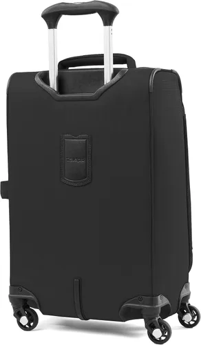 Miniatura 287 de Travelpro Maxlite 5 - Juego de 2 piezas de equipaje de mano de tela, expandibles con 4 ruedas giratorias, bolso blando para debajo del asiento, Negro