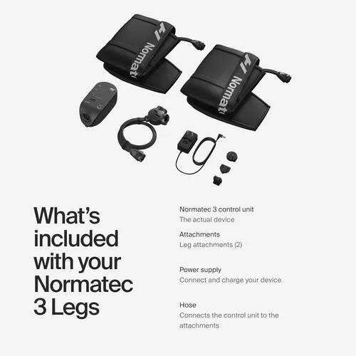Miniatura 3 de Hyperice Normatec 3 - Sistema de recuperación con tecnología patentada de masaje de compresión dinámica (Normatec 3 piernas de tamaño estándar)