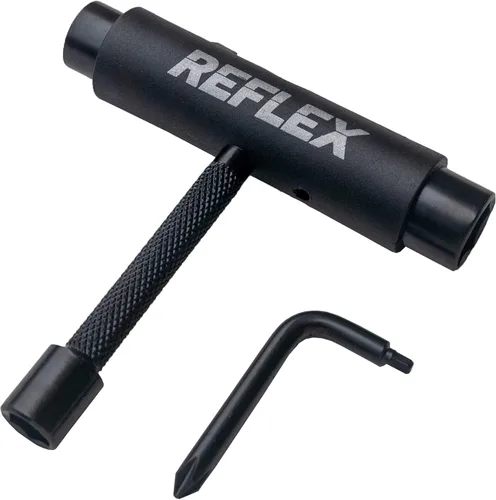 Reflex TriFlex Skate Tool - Accesorio de herramienta portátil multifunción para patineta, longboard y patines