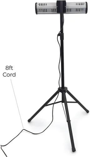 Miniatura 4 de Heat Storm HS-1500-TT Infrarrojo, cable de 7 pies, trípode + calentador, negro