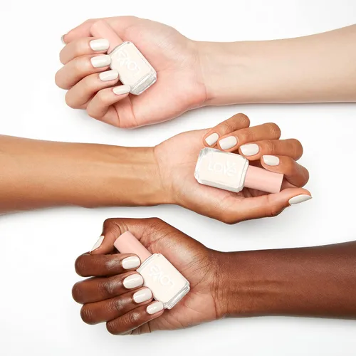 Miniatura 3 de LOVE by essie Esmalte de uñas, 80% a base de plantas, calidad de salón, vegano, blanco, Blessed Never Stressed, 0.46 onzas líquidas