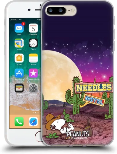 Miniatura 58 de Head Case Designs Funda de gel con licencia oficial de Peanuts Nebula Cactus Needles Snoopy Space Cowboy [protección de grado militar] compatible