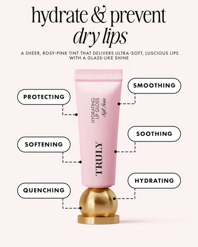 Miniatura 2 de Truly Beauty Hydrating Lip Gloss High Shine & Tinted, Infused with Hyaluronic Acid, Jojoba Oil & Shea Butter Servir suave