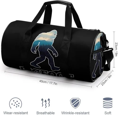 Miniatura 3 de Bigfoot - Bolsa deportiva para gimnasio, bolsa de viaje para entrenamiento, ligera, para mujeres y hombres, grande