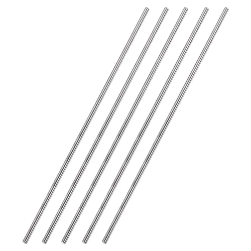 Miniatura 6 de uxcell Varilla redonda sólida de acero inoxidable 304 de 0.118 in x 9.843 in para manualidades de bricolaje - 5 piezas