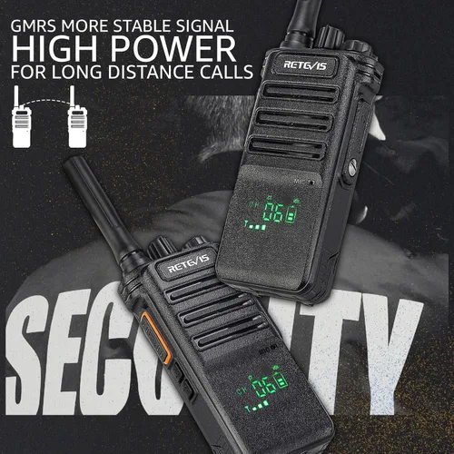 Miniatura 2 de Retevis RB89 Radios de 2 vías de largo alcance, walkie talkie inalámbrico, alta potencia, 700,000 pies cuadrados/50 pisos, GMRS, resistente, 2600