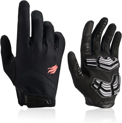 FIRELION Bike Gloves for MenWomen CyclingCycling Gloves for Outdoor MTB DH Road RacingFull Finger Half Finger Padded Bicycle Protective
