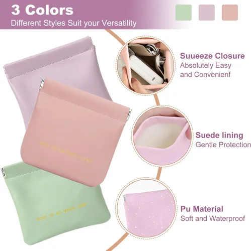 Miniatura 11 de Bolsa de cuero para anillos, funda para anillos de boda, bolsa para anillos de compromiso, almacenamiento de joyas para novios, portador de anillos