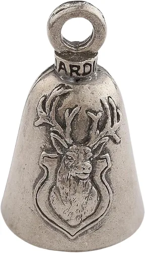 Miniatura 18 de Guardian Bell Good Luck Bell w/Keyring & Black Velvet Bag Motorcycle Bell Lead-Free Pewter Made in USA Phoenix Biker