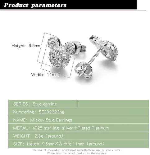 Miniatura 3 de Aretes clásicos de plata 925 para mujer, 100 % de plata 925 mate, aretes de plata italiana para niñas, joyería no alérgica, 0.3 pulgadas 0.4
