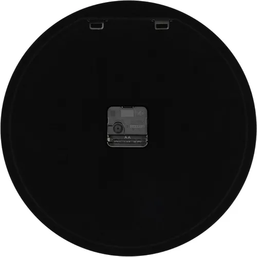 Miniatura 7 de Reloj de pared con espejo de diamante triturado de cristal de 14 pulgadas, reloj de pared brillante brillante plateado para sala de estar